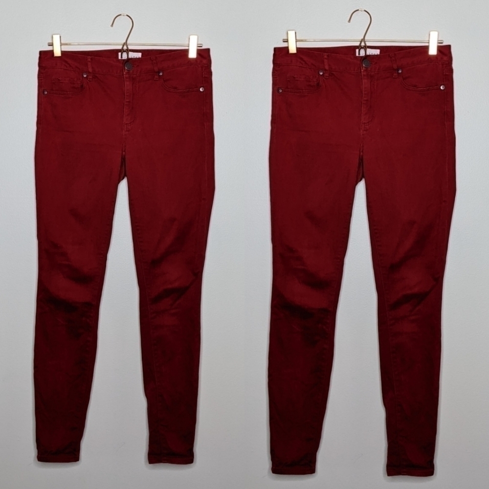 ✨3/$15 LOFT red legging pant 4